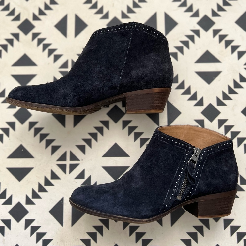 Women’s Navy Ankle Booties